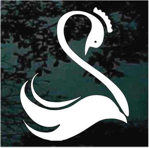 Decorative Swan decals stickers