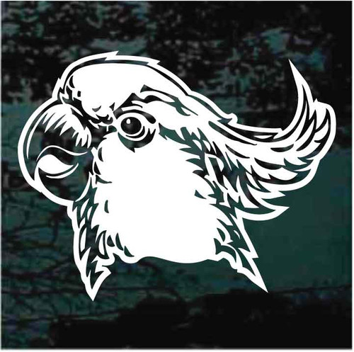 Cockatoo Head decals stickers