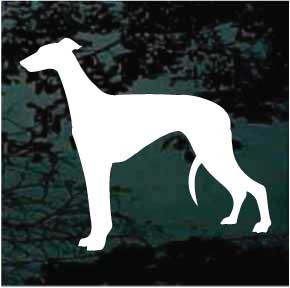 Solid Greyhound car window decals stickers