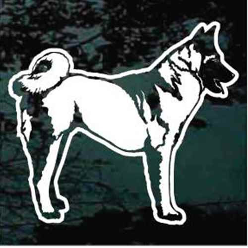  Beautiful Akita car window decals stickers