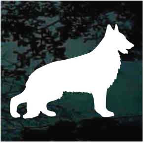German Shepherd Profile car window decals stickers
