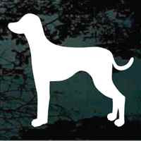 Dalmatian Silhouette car window decals stickers