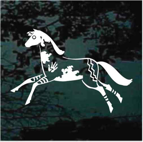Petroglyph War Pony decals stickers