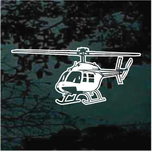 Detailed Helicopter decals stickers