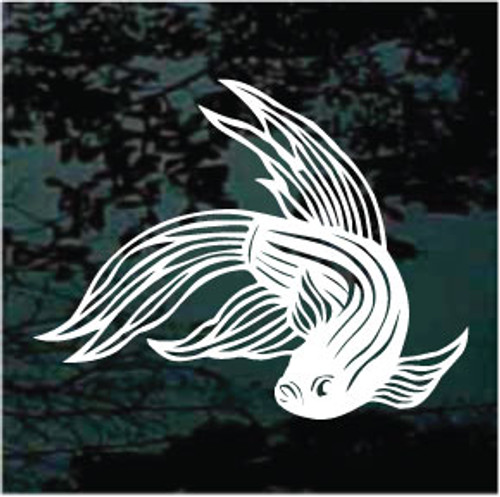 Lovely Siamese Fish car window decals stickers