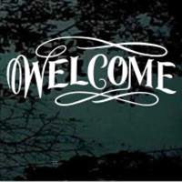 Decorative Welcome car window decals stickers
