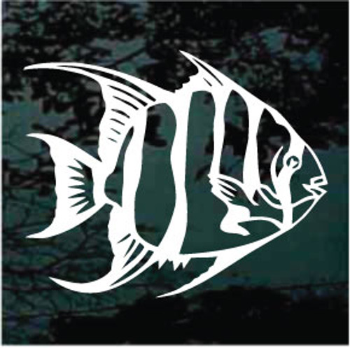 Spade Fish car window decals stickers Spade Fish car window decals stickers