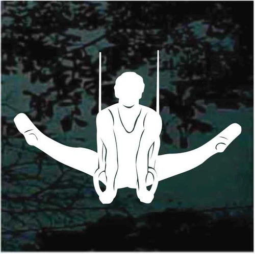 Gymnastics Rings decals stickers