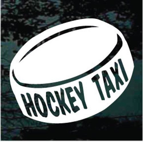 Hockey Taxi Puck Decals