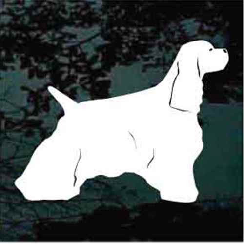Cocker Spaniel Stance car window decals stickers Cocker Spaniel Stance car window decals stickers