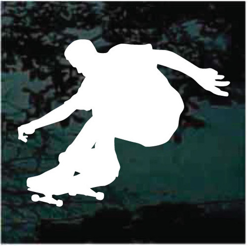 Man Skateboarding Silhouette Decals