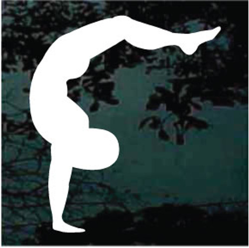 Gymnast Gymnastics Backbend Decals