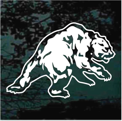 Angry Bear decals stickers