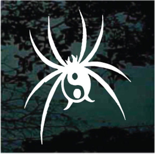 Spider Yin Yang Window Decals