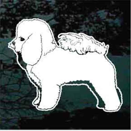 Bichon Frise Standing Window Decal