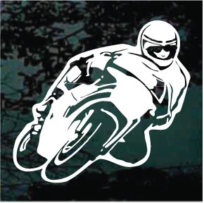 Superbike car window decals stickers