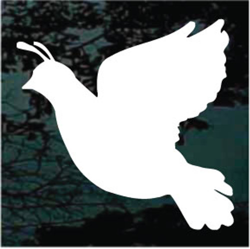 Decorative Quail Silhouette car window decals stickers Decorative Quail Silhouette car window decals stickers