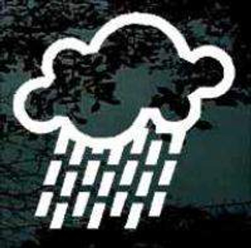 Rain Cloud car window decals stickers