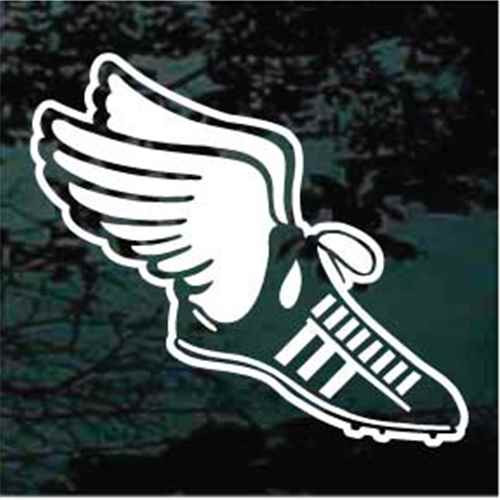 Track Shoe With Wing Decals