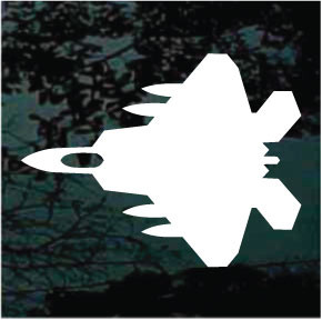 Airplane Silhouette 02 car window decals stickers
