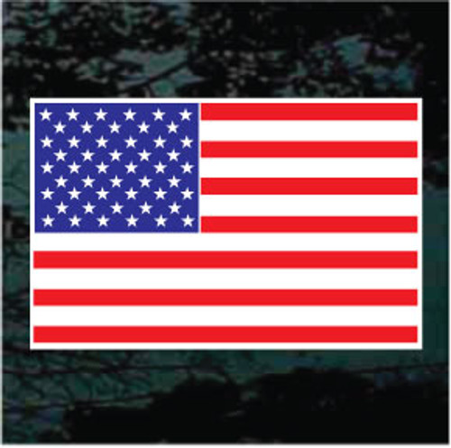 American Flag car window decals stickers