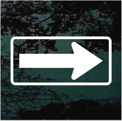Directional Arrow In Border Decals