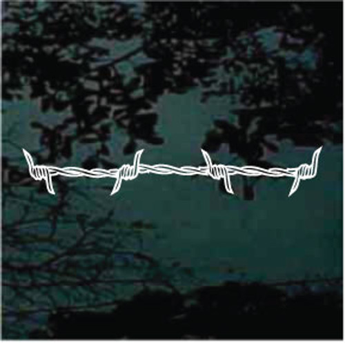 Barbed Wire Pinstriping decals stickers