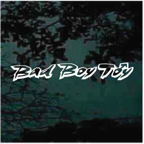 Bad Boy Toy car window decals stickers