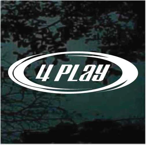 4 Play Oval decals stickers