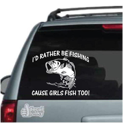 Lettering Car Decal Sticker I'D RATHER BE RIDING HORSE BIKE MOTORCYCLE 