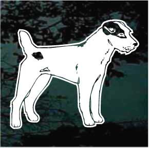 Jack Russell Terrier Profile car window decals stickers