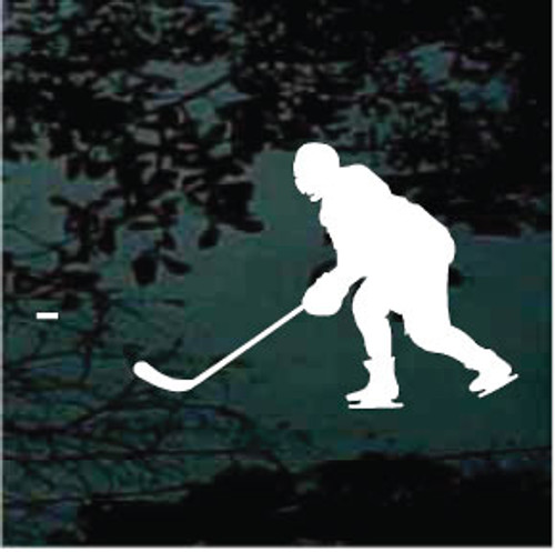 Hockey Player Silhouette 04 Decals