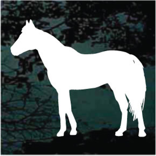 standing horse silhouette