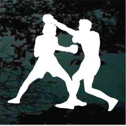 Boxing Silhouette Decals