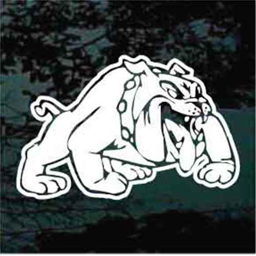 Rugged Bulldog car window decals stickers