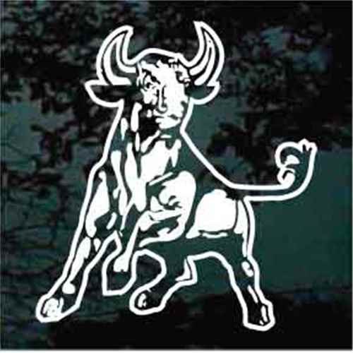 Detailed Charging Bull Decals