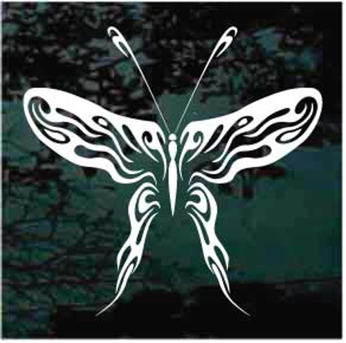 Burning Tribal Butterfly Decal And Window Sticker Decal Junky 