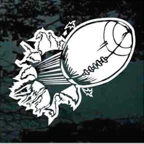 Football Breaking Decals