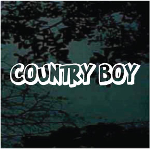 country boy can survive decal