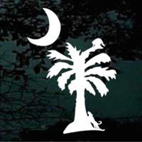 South Carolina Palmetto Tree Coon Hunting Decals