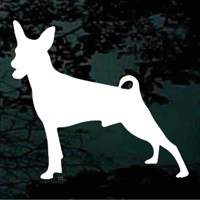 Miniature Doberman Pinscher Stance car window decals stickers