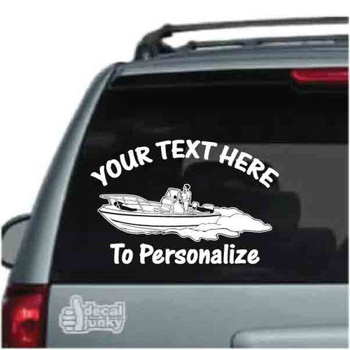 Deck Boat Decals & Car Window Stickers