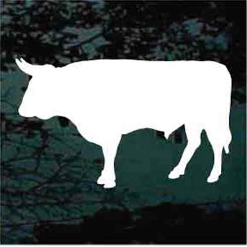 Bull Silhouette car window decals stickers