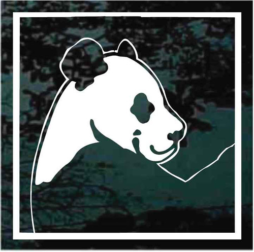 Panda Bear Square decals stickers