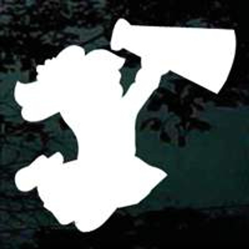 Child Cheerleader Silhouette decals stickers