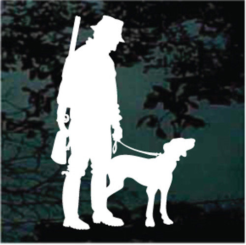 Hunter With Dog Silhouette 03 