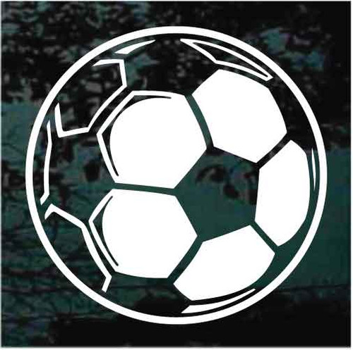Shadowed Soccer Ball Decals