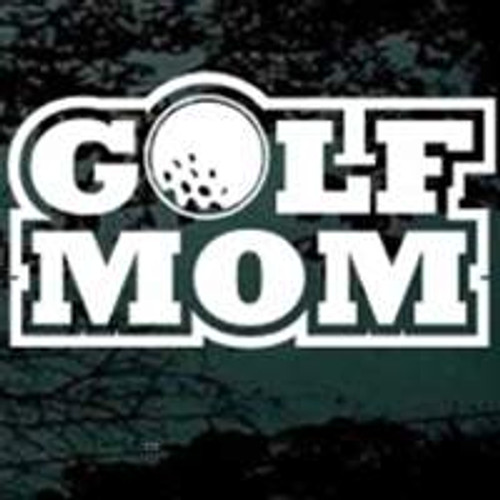 Golf Mom Decals