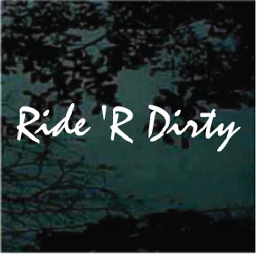 Ride 'R Dirty Window Decals