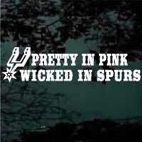 Pretty In Pink Wicked In Spurs 